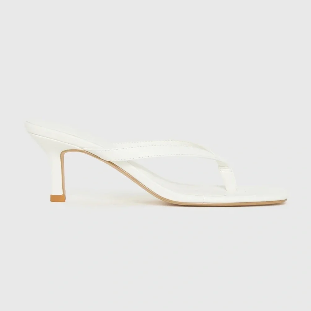 Princess Polly Sophia Heels Cream
